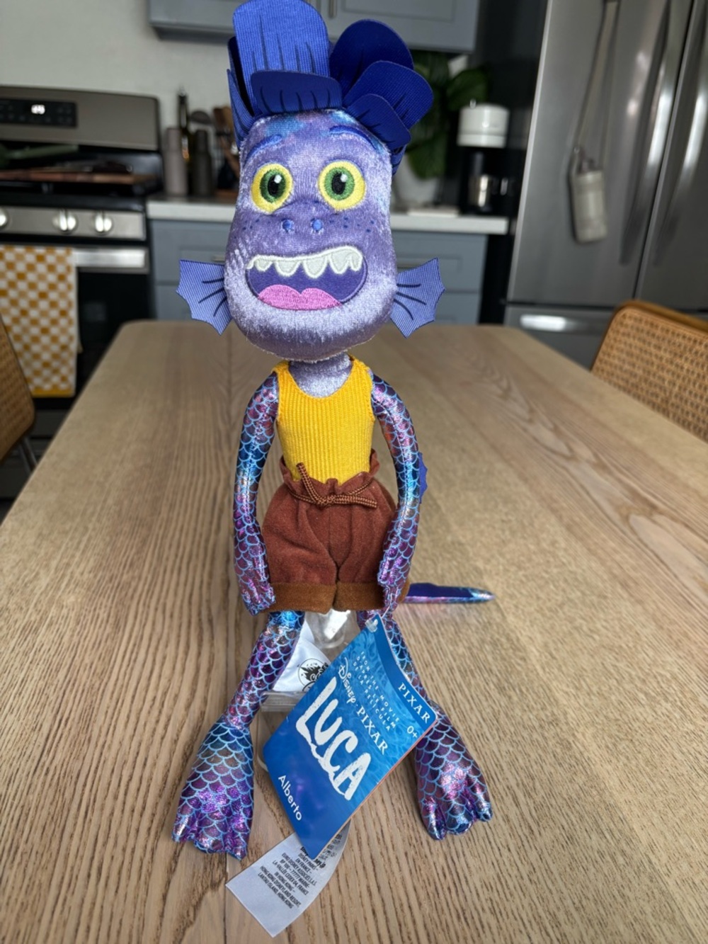 Pixar Disney Store Luca Movie Alberto Plush Toy 17" Soft Stuffed Animal Rare